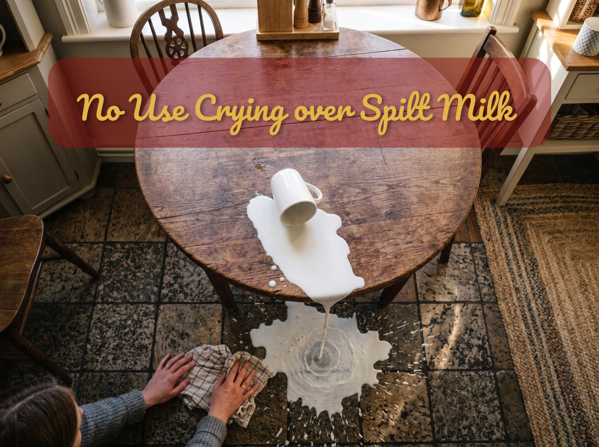 There’s No Use Crying over Spilt Milk