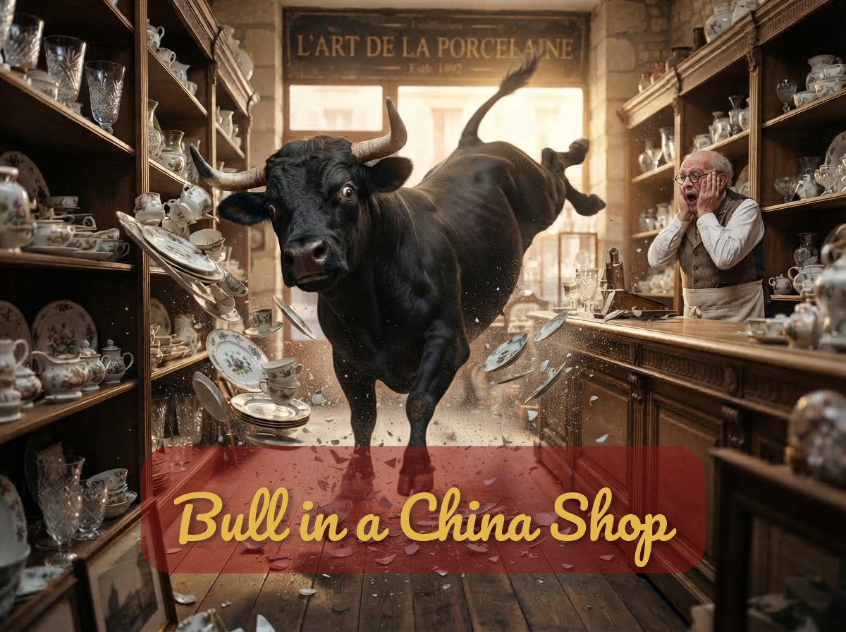 Like a Bull in a China Shop