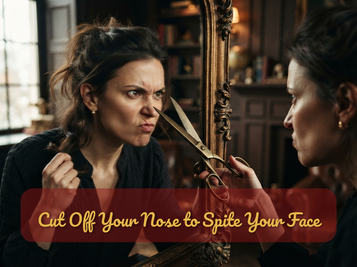 Cut Off Your Nose to Spite Your Face