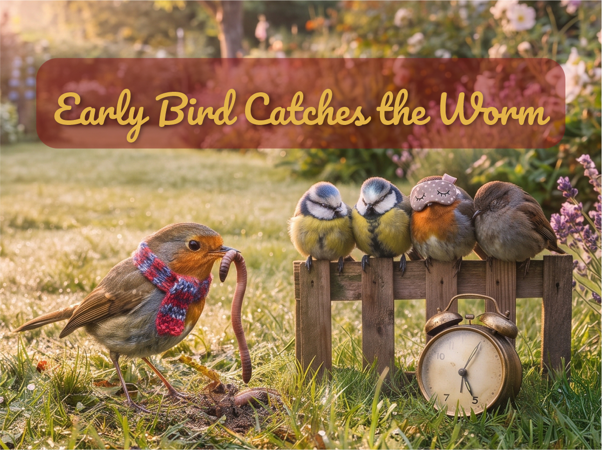 The Early Bird Catches the Worm
