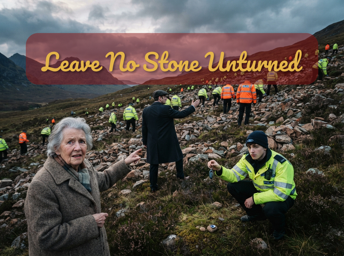 Leave No Stone Unturned