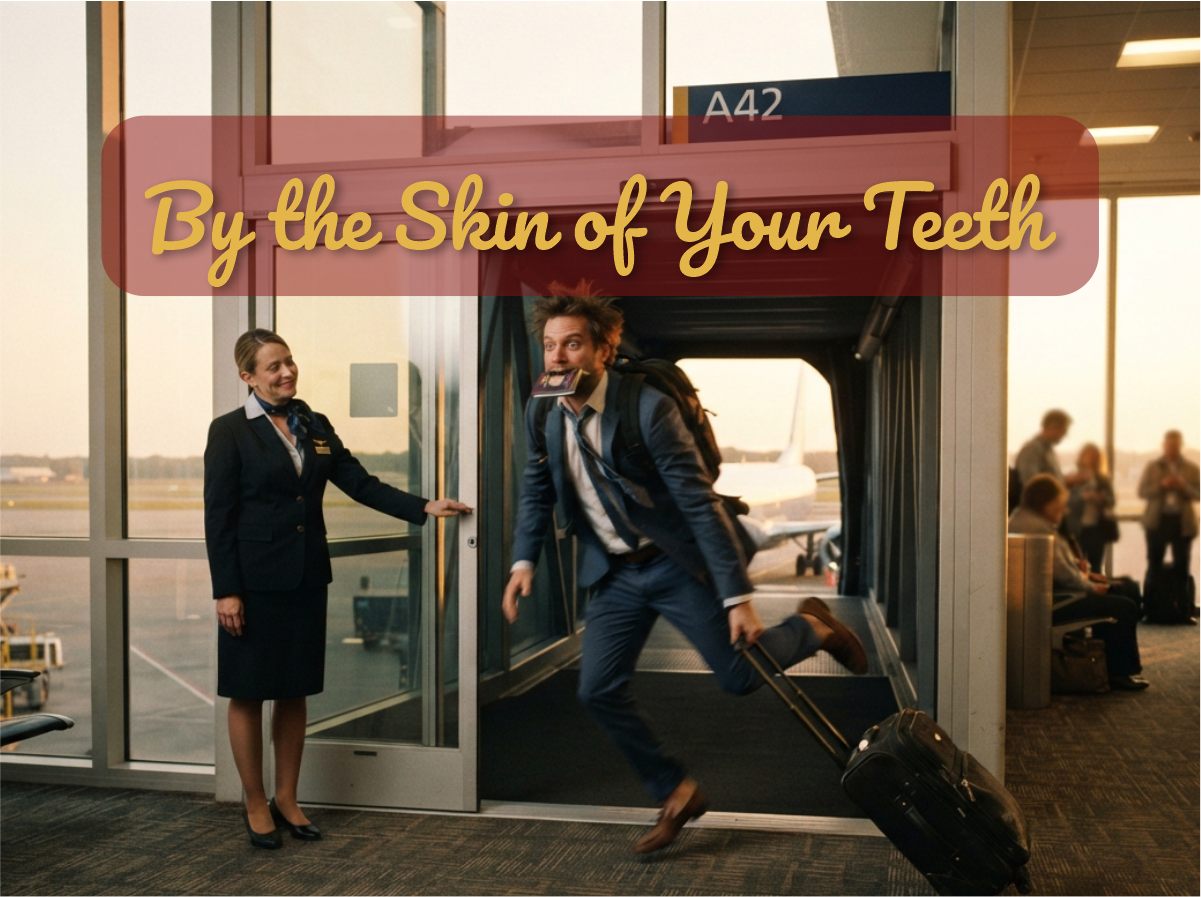 By the Skin of Your Teeth