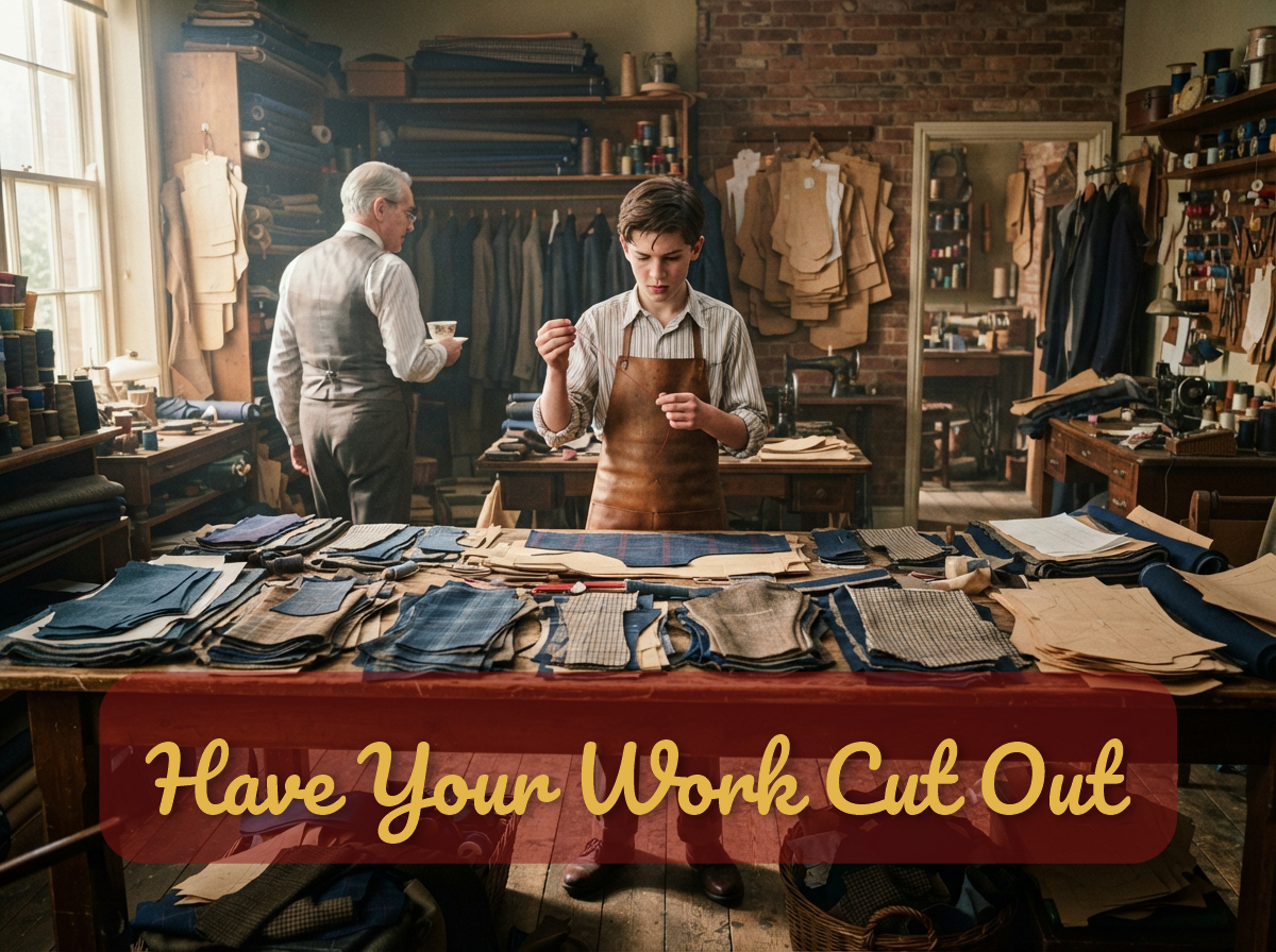 Have Your Work Cut Out