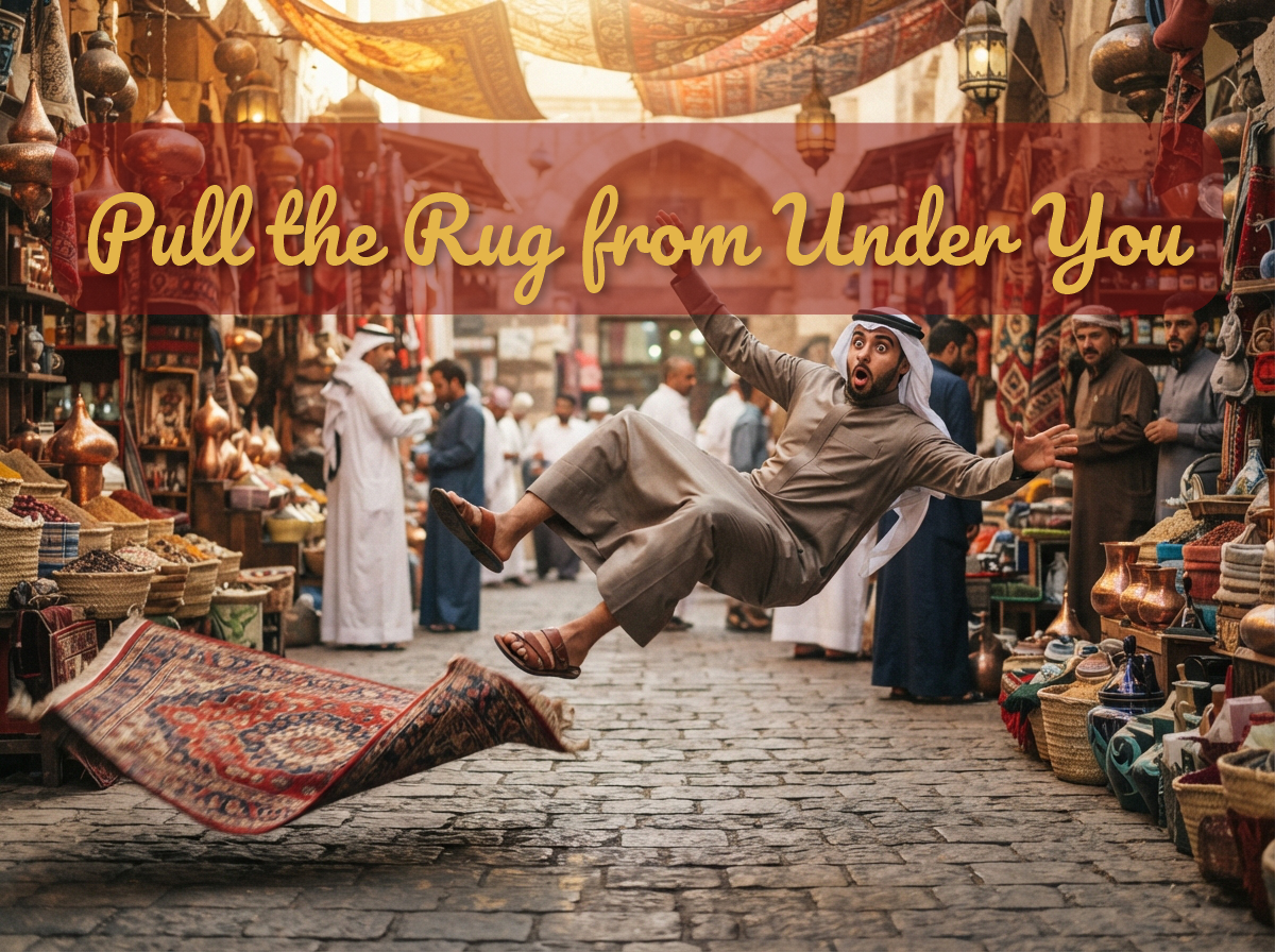 Pull the Rug from Under You