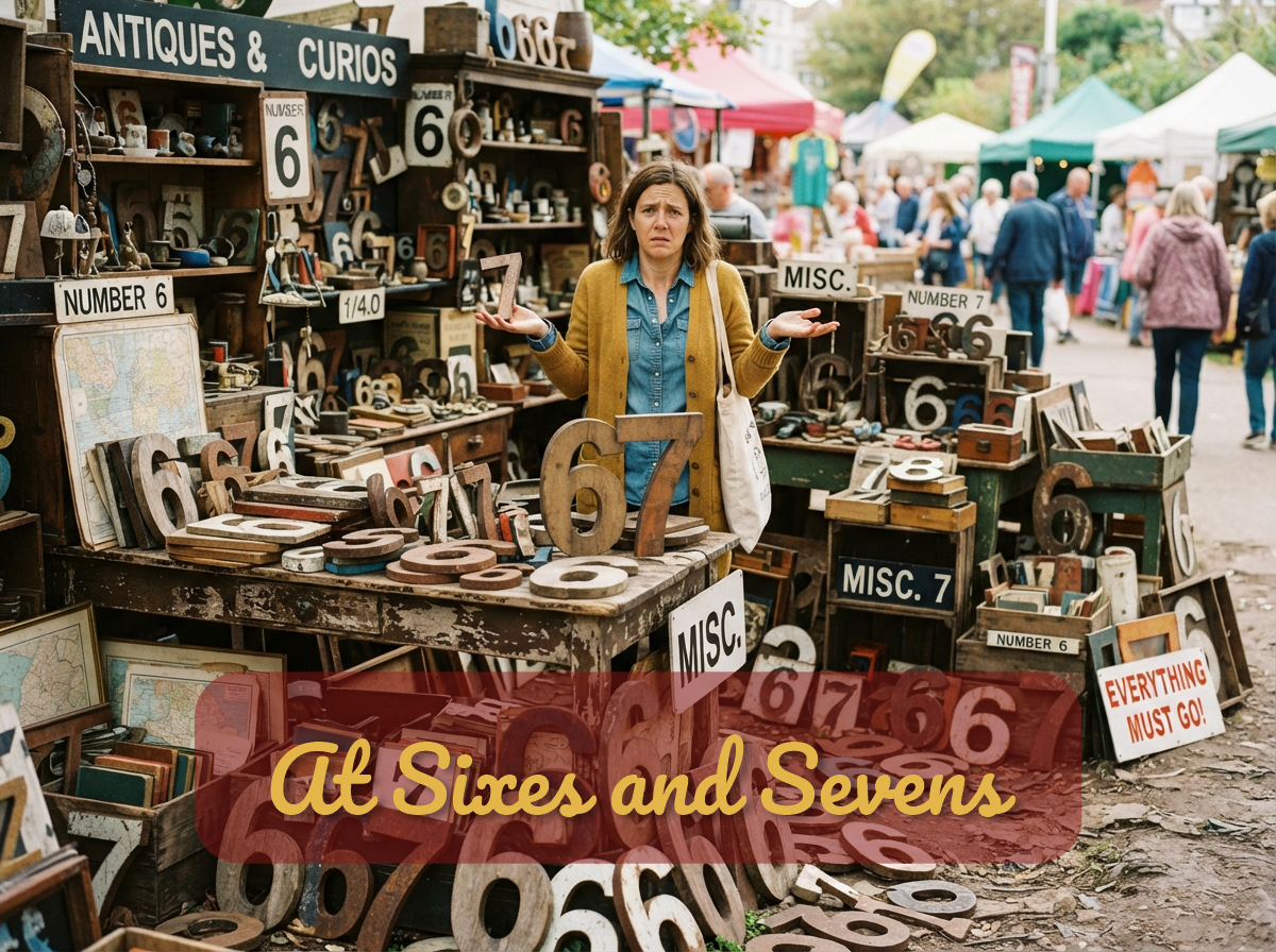 At Sixes and Sevens
